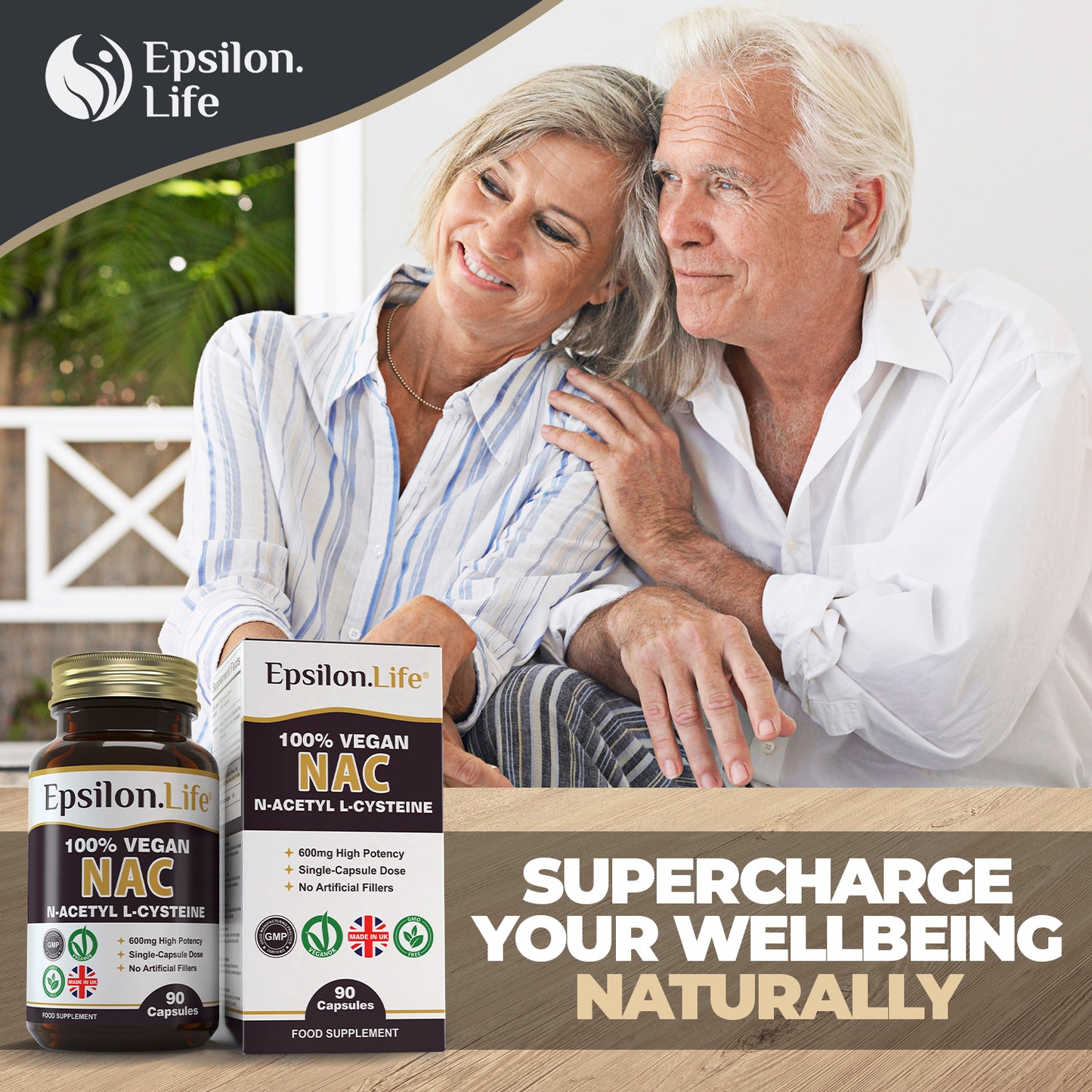 NAC N acetyl cysteine capsules no artificial fillers made in the uk