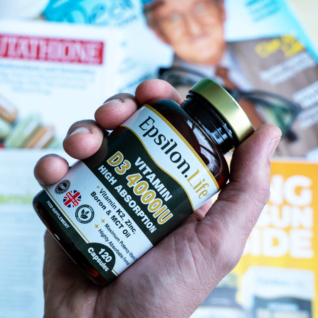 epsilon life vitamin d3k2 zinc capsules for immune support and wellness