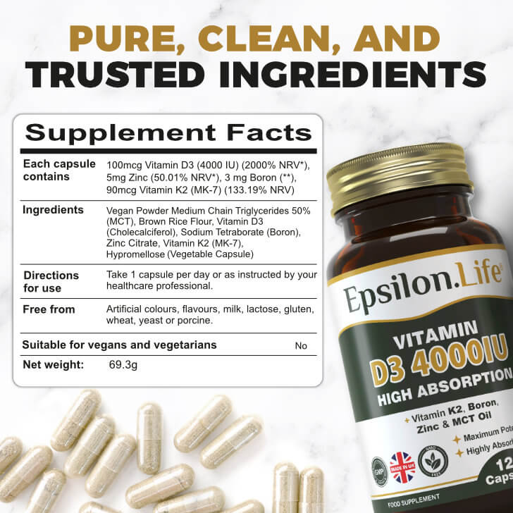 Vitamin D3 Complex - Complete Absorption Formula