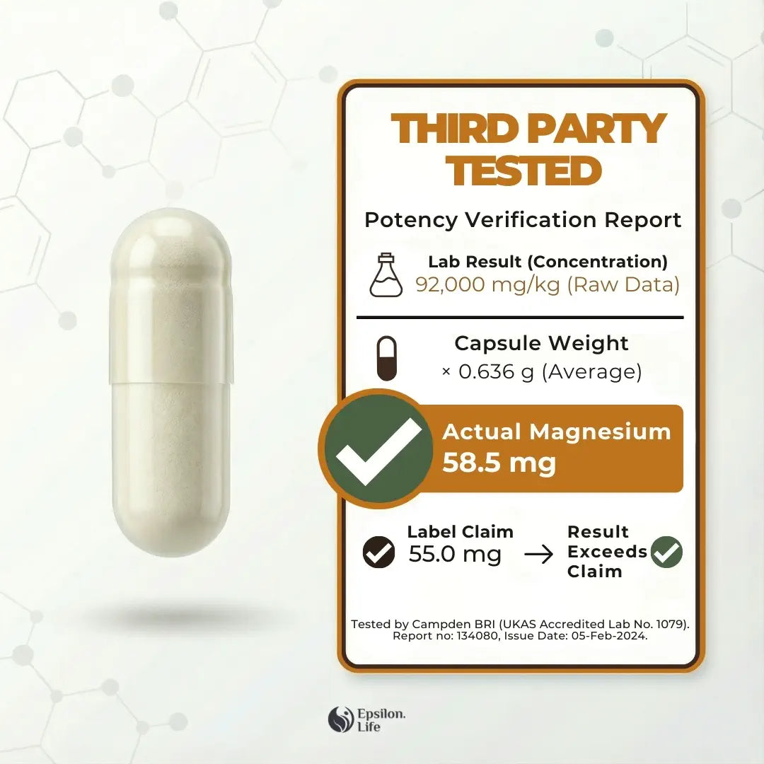 Magnesium Glycinate - Unbuffered Formula